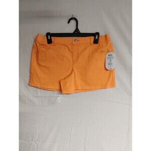 Wonder Nation Denim Pull On Shorts Peach Marigold Girls XXL (18) School Beach